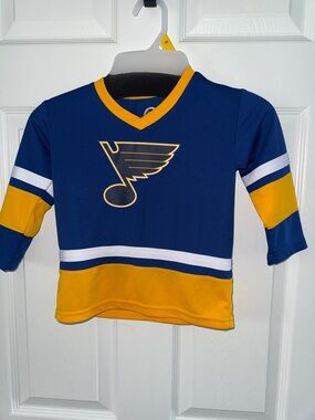 NHL Blue and Gold St. Louis Blues Jersey NWOT 3T